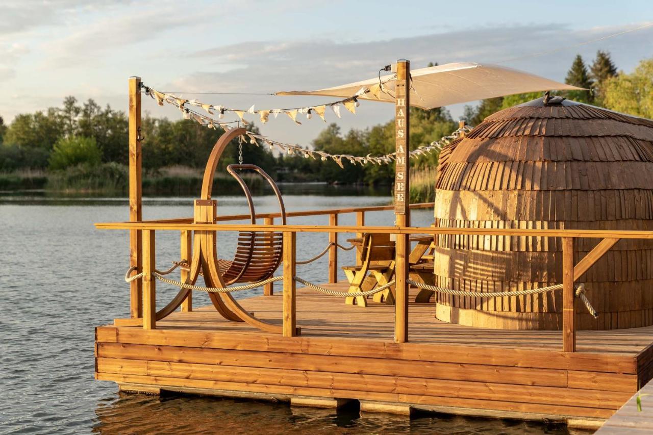 Lieblingsplatz Parey - Schwimmendes Iglu Hotel Exterior foto